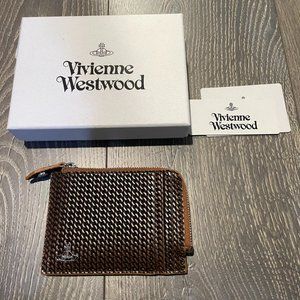 Vivienne Westwood Brown Milano Card Holder NWT